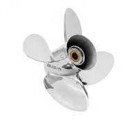 Colcolo Marine Engine Propeller Outboard Motor Propeller Boat Propeller Splined Hub Stainless Steel Three Blade Profile Enhanced Glossy Finish Suitable for Replacement Parts Repair Shops, 15 Inch