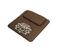 Colcolo Meditation Cushion Seating Pad for Moms Comfortable Cushion Floor Pillow for Outdoor Indoor Bedroom Meditation Gifts, Brown, 70x70cm