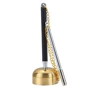 Colcolo Meditation Tibetan Hand Bell Musical Instrument for Temple Rituals Easy to Use Singing Scripture Implement, 6cmx6cmx16cm