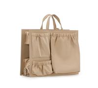 Colcolo Memory Foam Tote Organiser Insert, Multi-Pocket Bag Divider with Bottle Holder Insulated drink pockets, key clasp, lightweight, sturdy, for daily commute, travel, parenting, work, shopping