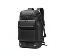 Colcolo Men Travel Pack Backpack Laptop Bag Daypack Rucksack With Separate Shoe Area And Pocket Oxford Polyester Water Resistant Suitable for daily commute, Fashion Edition, Black, Black