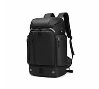 Colcolo Men Travel Pack Backpack Laptop Bag Daypack Rucksack With Separate Shoe Area And Pocket Oxford Polyester Water Resistant Suitable for daily commute, Classic Edition, Black, Black