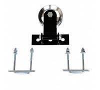 Colcolo Metal Swivel Cable Pulley Bracket for DIY Home Gym Racks with Circular Rolling Wheel and Hinged Friction Reducing Design for Various Training, Swinging Metal B