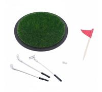 Colcolo Mini Golf Scene Prop Dollhouse Accessory Miniature Golf Sports Toy Suitable for BJD Collection Display Decoration