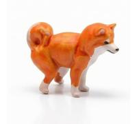 Colcolo Miniature Canine Figure Dog Figurine Pet Dog Model Mini Dog Model Diorama Decoration Compact Companion 1/64 Scale Suitable for collectible displays, Shiba Inu Pooping