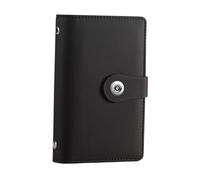 Colcolo Money Saving Book Money Organizer Portable Large Capacity Accessories Travel Budgeting Planning Versatile Decor Budget Binder, Black