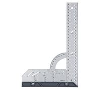 Colcolo Multi Angle Woodworking Clear Scale 90 Degree Drawing Tool Adjustable All in Flexible Right Angle Ruler for Civil Engineering, 500mm