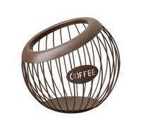 Colcolo Multi-Functional Coffee Capsule Holder | expansive oval Opening, unified Circular Base, Metal Fruit Basket, for Dining Table , Coffee