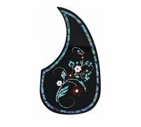 Colcolo Musical Acoustic Guitar Pickguard Scratch With Quick Stick Backing Slim 0.58mm PVC s Finish and Resonance Suitable for live playing, Folk Flower