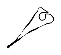 Colcolo Neck Microphone Holder,Cordless Mic Stand Stay,Neck Stand,with Adjustable Necklace String Free Hand for Classroom Magician