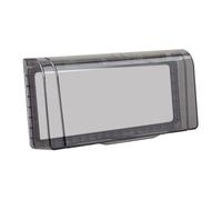 Colcolo Outdoor Receptacle Protector, Waterproof Switch Plug Outlet Cover Household Protective Face Plate Panel Box for Indoor Toilet, Black