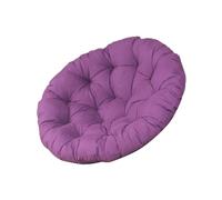 Colcolo Papasan Chair Cushion Egg Chair Cushion Round 15.7inch Hanging Basket Chair Cushion Replacement, Violet