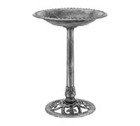 Colcolo Pedestal Birdbaths Garden Decor Decoration Vintage Style Freestanding Pond Outside Antique Poolside Garden Bird Feeder Bowl