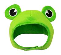 Colcolo Pet Frog Costume Hat Headwear Gift Decoration Adjustable Party Costume Accessory for Celebration