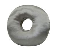 Colcolo Piercing Pillow Side Sleepers Pillow Washable Cover Guard Protector Breathable Soft for Home Office O Shaped with Ear Hole, dark gray