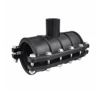 Colcolo Pipeline Repair Coupling Pipe Clamp Connector Saddle Fitting with Split Body Assembly in Solid HDPE for Quick Mounting and Leak Control Suitable for, 110 90, Pe Increasing Joint