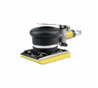 Colcolo Pneumatic Sanding Machine Random Orbital Sander Air Polisher Power Tool Buffer with Precision Polishing for Waxing and Deburring Suitable for auto , Rectangular, Smooth Base