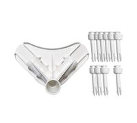Colcolo Pool Frame Corner Bracket, Reinforced Corner Joint, Pools Corner Connector Adapter, Easy to Install Convenient Corner Joint Hardware Pool Triangle Angle for Garden Ground Pools