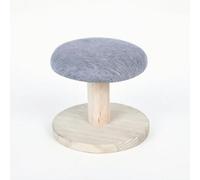Colcolo Portable Ironing Board Mini Ironing Board Tabletop Ironing Board Clothes Press Board With Stable Wooden Base And Padded Top suitable for dorm small, Solid Wood Round Ironing Stool