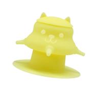 Colcolo Puppy Milk Feeder, Nursing Station Pets Nursing Bottle 4 Nozzles Pet Milk Bowl Puppy Feeder for Rabbits, Whelping Cats Dogs, Yellow