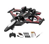 Colcolo RC Plane 2.4Ghz Remote Control Foam Airplane Toy, Quadcopter, Hovering, 360 Flip Rotation Mode, 2 Speeds Adjustable, 6CH Roll Fixed Wing Aircraft Anti Falling Easy to Fly Adults, 1 Battery