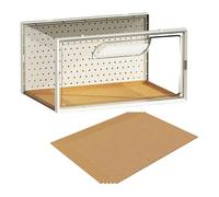 Colcolo Reptile Terrarium, Animal Habitat Cage, Ventilation Design, Breathable Reptile Breeding Box, Enclosure Cage for Snake Hamster, Large