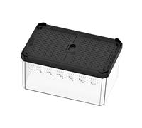 Colcolo Reptile Terrarium Clear Ventilated Portable Breathable Hatching Case Breeding Box for Silkworm Frogs Snails Scorpions, S