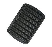 Colcolo Sausage Pan Sausage Maker, Evenly Cooking, Hot Dogs Maker DIY for 8 Sausages Sausage Roller Rack Carbon Steel for Cooking Kitchen Outdoor Use