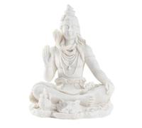 Colcolo Sculpture Statue Hindu Shiva Idol Figurine Ornament Decor With Blessing Gesture And Draped Elements Suitable for home meditation areas reflection corners, Large, style to 1