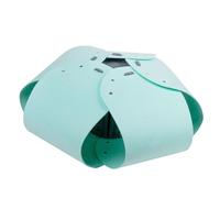 Colcolo Semi Enclosed Cat Tunnel Donut Tunnel Sturdy Hideaway Portable Cat Tent Interactive Toy for Kitten Bunny Kitten Cats Snooze, light blue