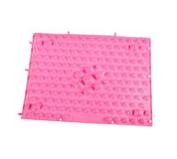 Colcolo Sensory Mat Foot Massage Acupressure Mat Easy to Clean Educational Supplies Standing Pad Walking Toe Plate Pad for Bathroom, Pink