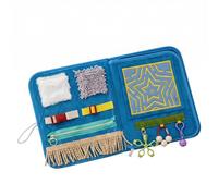 Colcolo Sensory Training Blanket Textile Activity Book With Patches Ribbon Ties Laces Buttons And Guided Path Panel Soft Polyester Construction For Practice Therapy And Peaceful Time