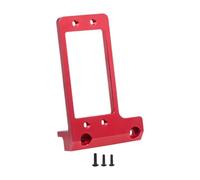 Colcolo Servo Mount Spare Parts Repair Parts Sturdy Low Center behind Front Axle Steering Servo Mount for 1/10 Scale RC Car Crawler, Red
