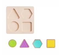 Colcolo Set Wooden Learning Toy Set Educational Toy Playset Preschool Activity Toy Bundle Sensory Toy Collection crafted from wood for safe hands suitable for, style to 4