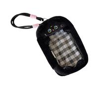 Colcolo Small Figure Display Case Versatile Lovely Compact Card Sleeve for Collectibles, Black Kitten