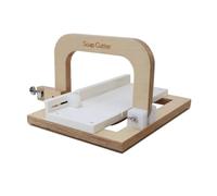 Colcolo Soap Cutting Machine Manual Wire Cutter Tool Slicer Trimmer With Wooden Base And Steel Wire For Accurate Smooth Slices Suitable for handmade loaves home studios soap makers