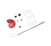 Colcolo Soldering Practice Kit Practice Learning, Led Creative Sturdy Electronics Kit for Beginners Student Home School, without battery