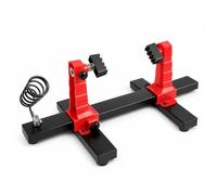 Colcolo Soldering Station Base Adjustable Third Hand PCB Holder Fixture with 360 Degree Rotatable Clamp Built in Iron Stand Stable Zinc Alloy Frame Suitable