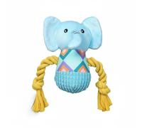 Colcolo Sound Knot Elephant Dog Toy Squeaky Rope Toy Soft Velvet Feel With Sturdy Knotted Ropes For ers Suitable for pets calm moments playdates