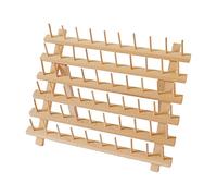 Colcolo Spool Holder Wall Mount Gift Quilting Braiding Wooden Storage Supply Foldable Sewing Thread Storage Shelf for Embroidery Hobbyists, 60