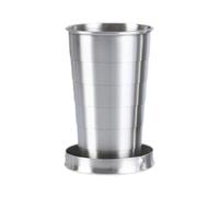 Colcolo Stainless Steel Folding Cup, Collapsible Cup, 75ML Telescopic Collapsible Mug, Folding Mug, Metal Cup Stackable Portable Stainless Steel Cup Solid for Outdoor Activity Camping Hiking Travel