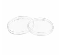 Colcolo Storage Case Round Organizer Box Holder Commemorative Container Polystyrene Suitable for Home Collecting Desktop Display, Inner Diameter 50 * 4mm