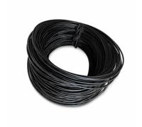 Colcolo Support Wire Wire Trellis Line Plant Cable Greenhouse Line PET Material for Flexible Routing and Secure Anchoring suitable for shade cloth plant, Black, 2.5mm (75m)