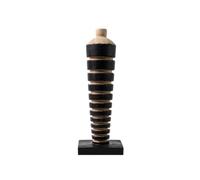 Colcolo Tall Vase Modern Vase Decorative Sculpture Tabletop Decor Resin Ornament With Minimal Form And Stable Foot Suitable for reading nooks study rooms bedside tables home decoration, style to 2