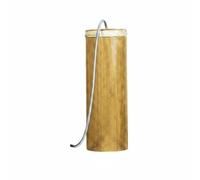 Colcolo Therapy Drum Rumbling Spring Drum Handheld Percussion Cylinder Instrument Bamboo Frame Membrane Creates Immersive Ambience for Mindfulness, M Size
