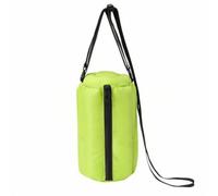 Colcolo Thermal Beverage Carrier Zipper Entry Oxford Cloth Shell Aluminum Foil Inner Layer Padded Shoulder Strap for Hands-, Array, Fruit Green, Diameter 9.5cm Height 20cm