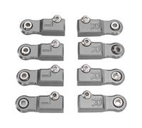 Colcolo Tie Rod Ball Head Rod End Sturdy Metal Stable Lightweight Easy to Install Compact Dimension Head Holder Ball Joint for RC Car, Grey