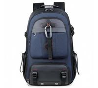 Colcolo Travel Rucksack Laptop Backpack Carry On Bag Daypack With Expandable Design Water Resistant 1680D Shell USB Charging Port Suitable for trains daily commuting, Blue, Upgraded Expandable