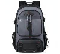 Colcolo Travel Rucksack Laptop Backpack Carry On Bag Daypack With Expandable Design Water Resistant 1680D Shell USB Charging Port Suitable for trains daily commuting, Grey, Upgraded Expandable