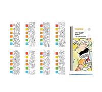 Colcolo Travel Watercolor Painting Toy with Paint Brush Color Drawing Toy with Painting Brush Entertainment DIY for Boys Unisex Beginners Girls Gift, Style A